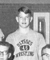 Duane Blehm in a high school photo.